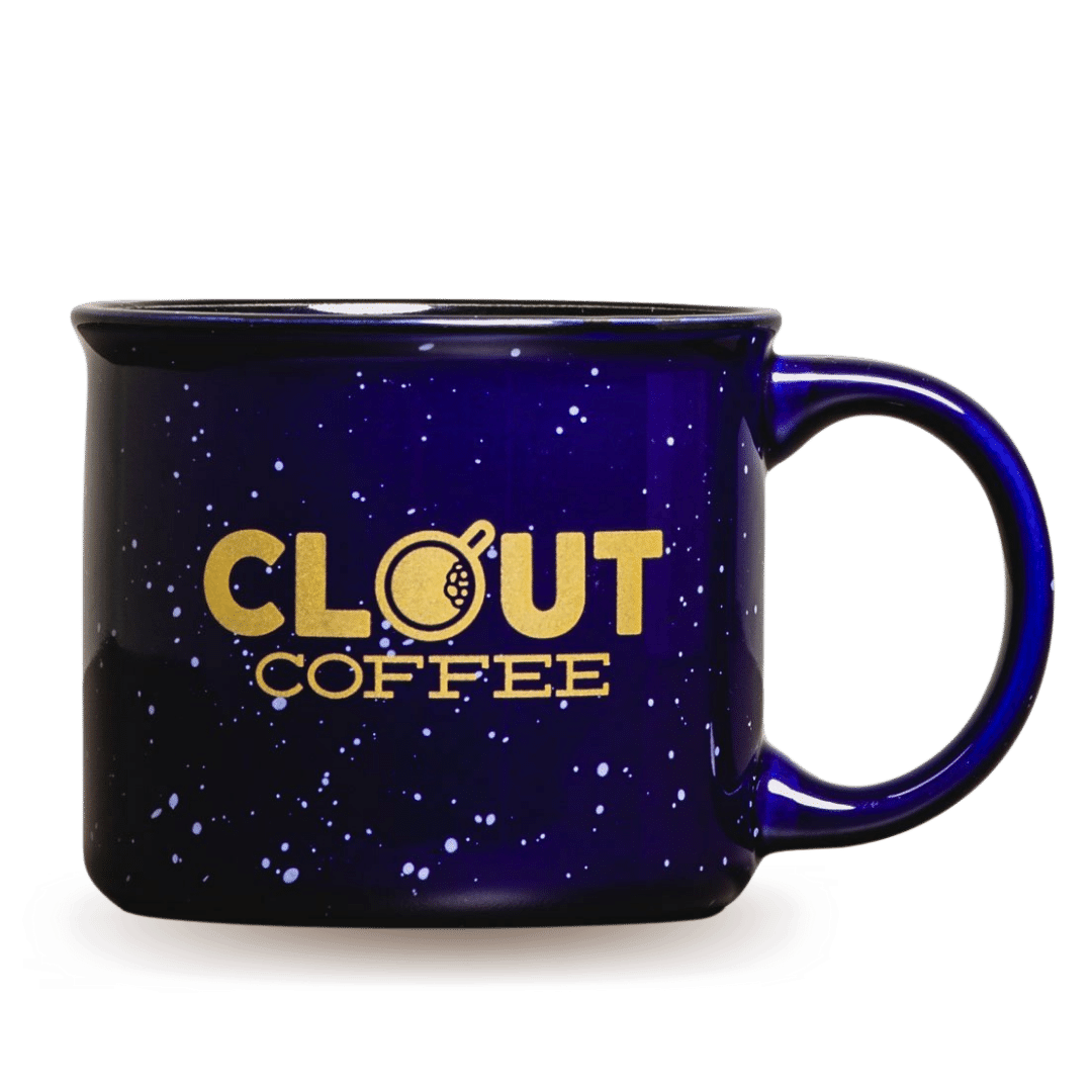 Taza de cerámica para fogata