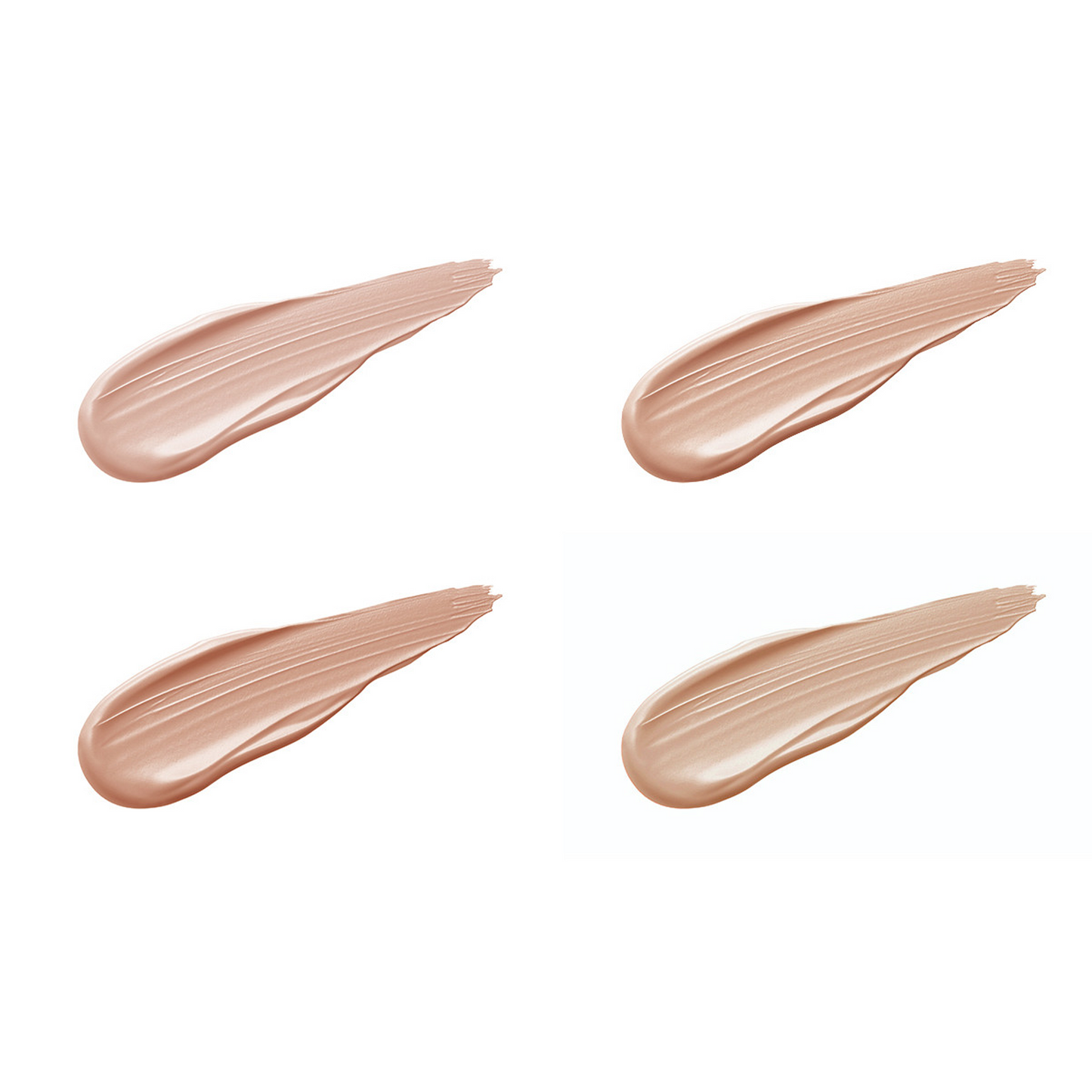 Muestras de tonos de base Moisture Foundation (claros)