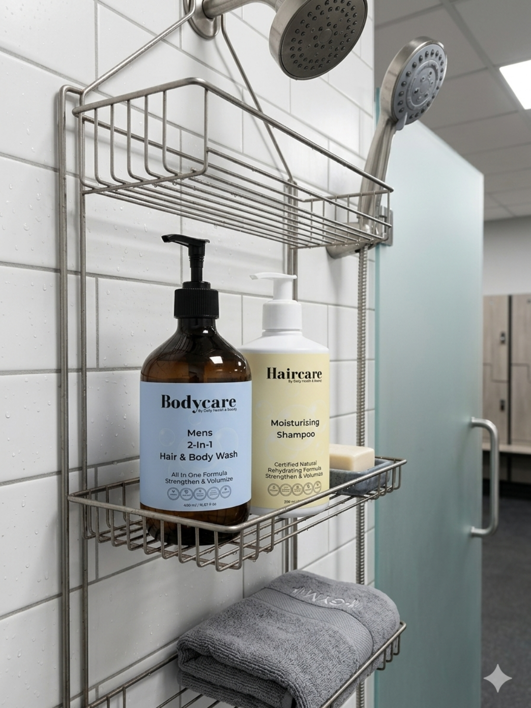 Men's 2-In-1 & Moisturising Shampoo — dual-purpose wash & hydrating shampoo daily bundle
