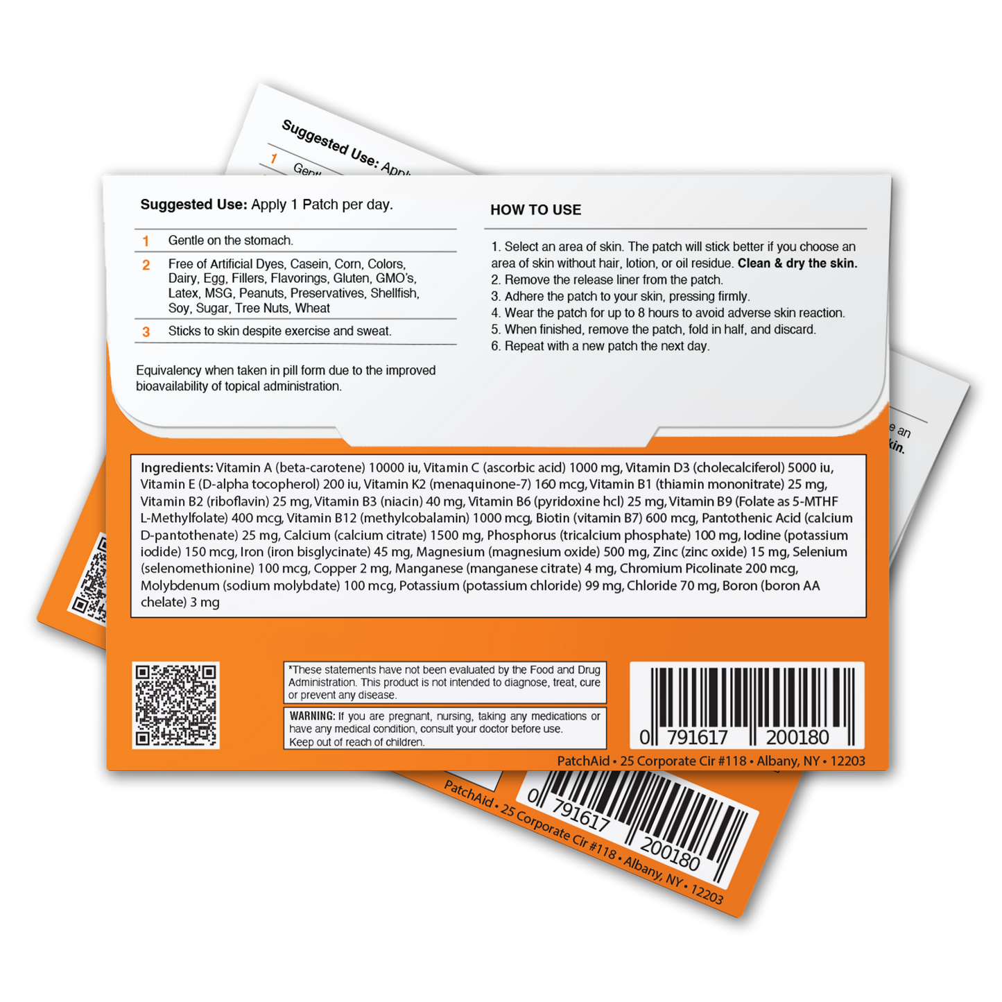 Gastric Sleeve Surgery Complete Vitamin Patch Pack