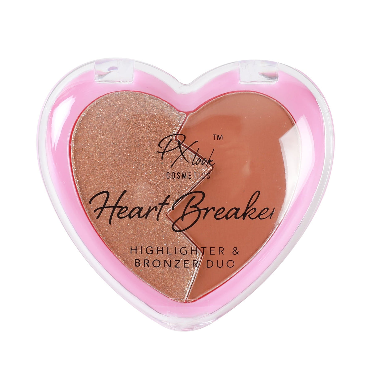 Dúo de iluminador y bronceador PxLook HeartBreaker