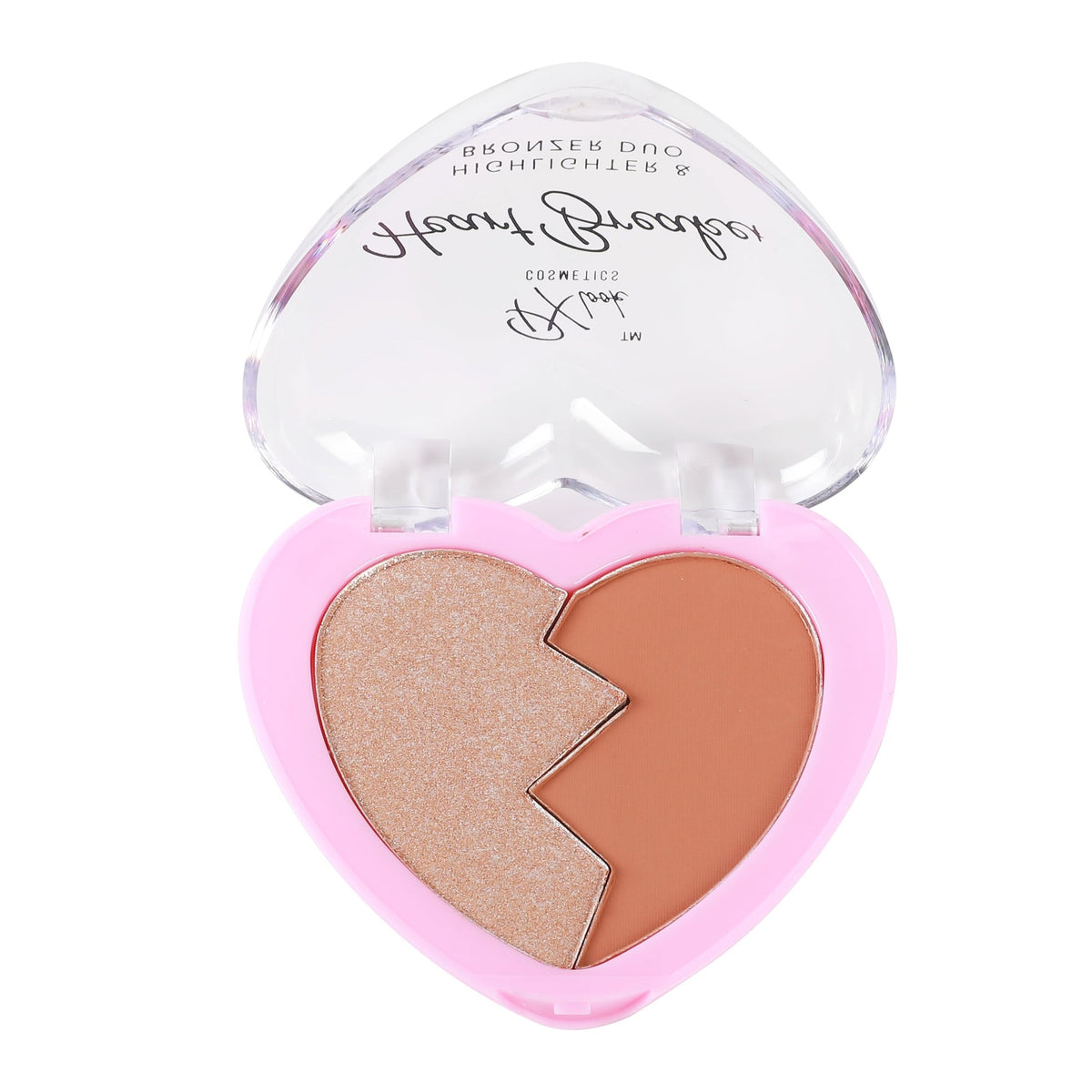 Dúo de iluminador y bronceador PxLook HeartBreaker