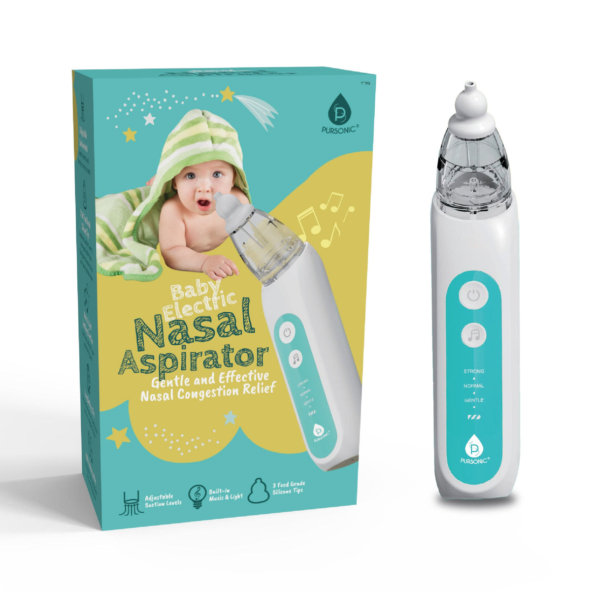 Aspirador nasal eléctrico para bebés: cuidado suave para una respiración más clara