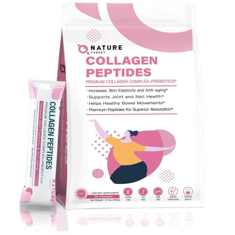 Péptidos de colágeno para cabello, piel y uñas (30 sobres)