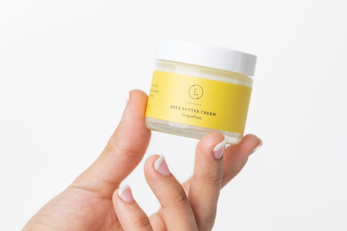 Crema corporal de manteca de karité y pomelo, loción corporal de karité