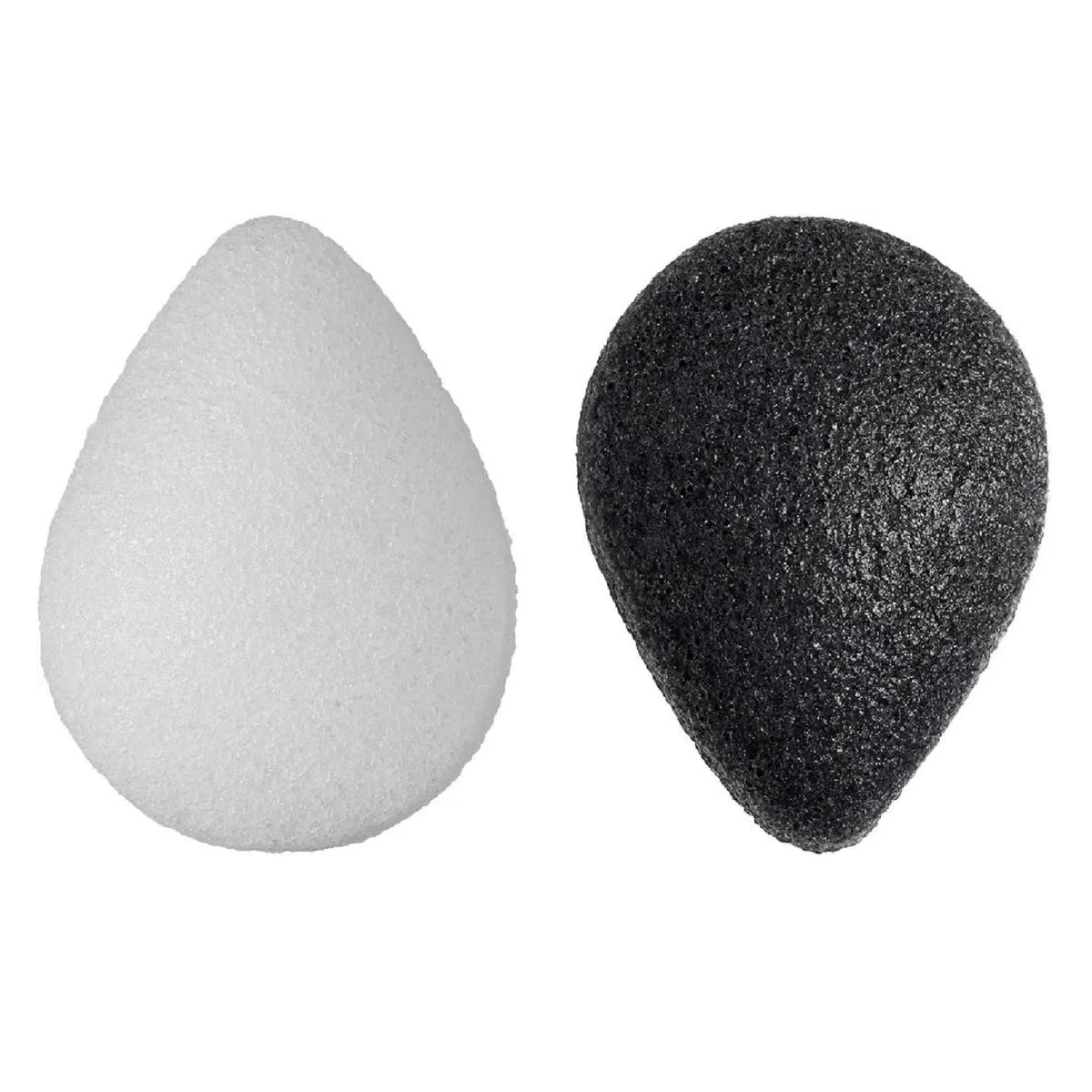 Set de dúo de esponjas Konjac faciales naturales