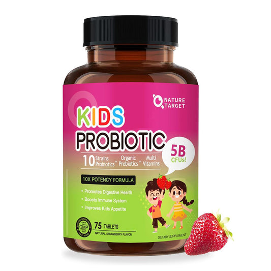 Kids Probiotic + Multivitamin, 5 Billion CFUs, 75 Tablets