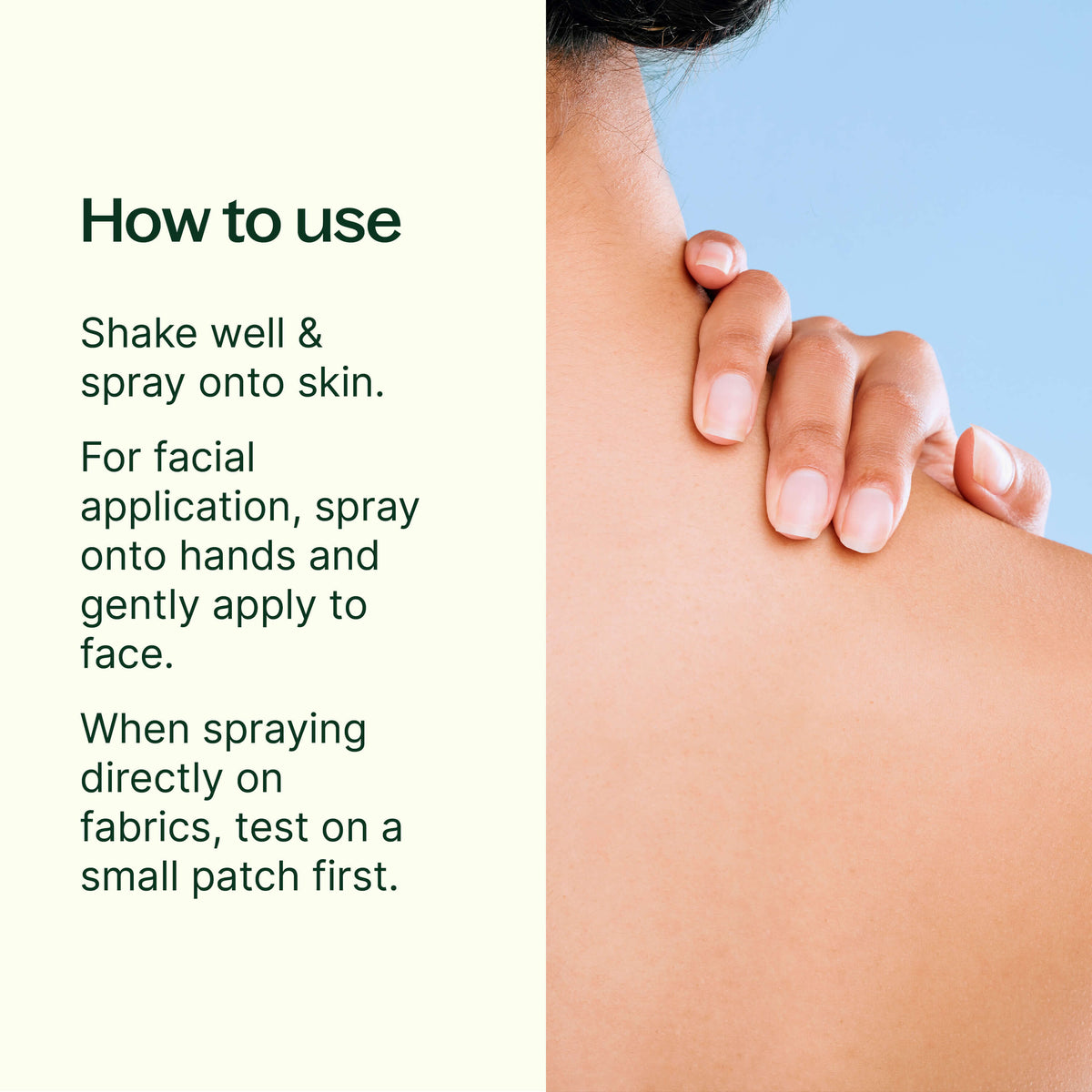 Spray protector natural