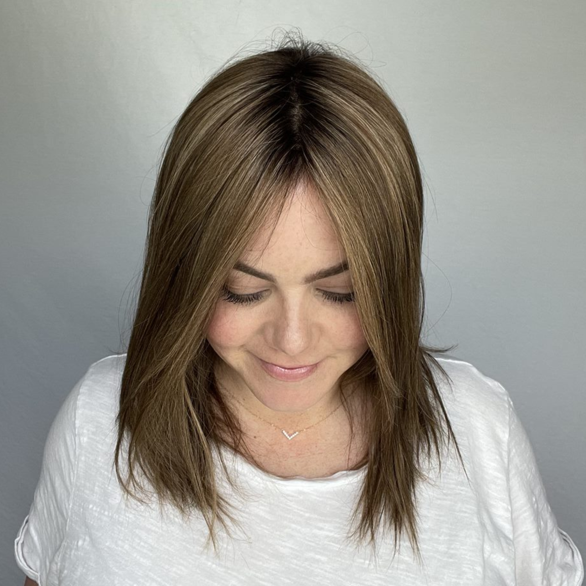 Topper de cabello humano Remy con encaje frontal Athena 14 XL French