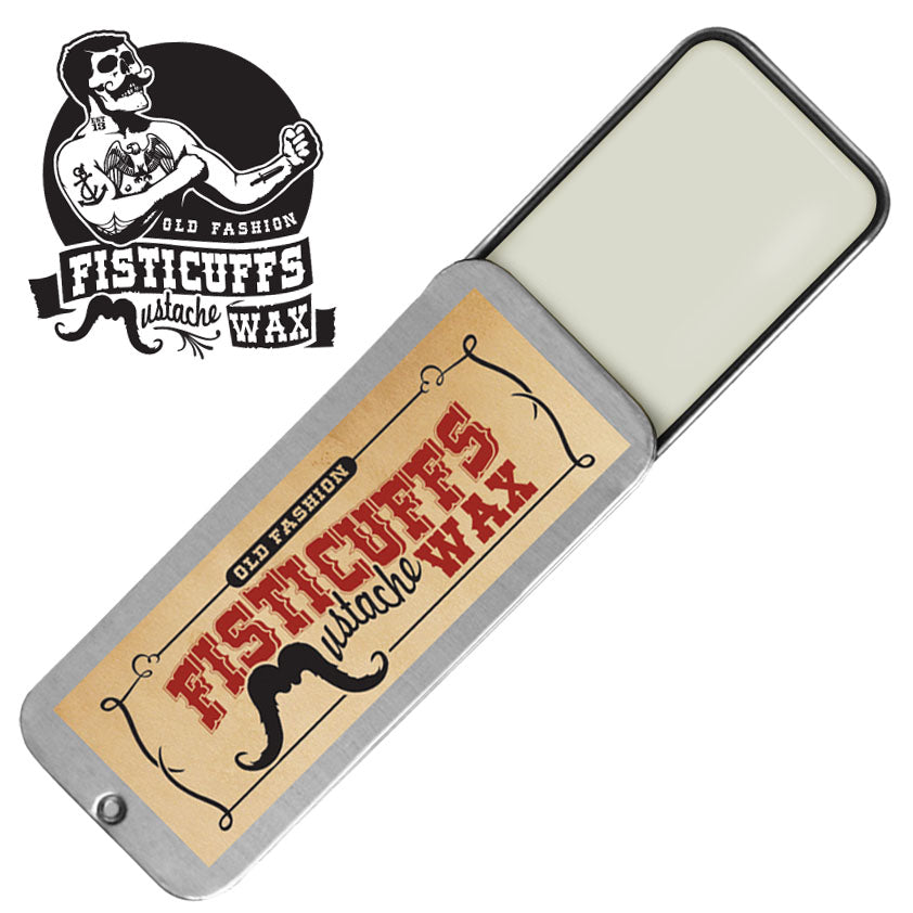 Lata de 15 g con tapa deslizante de cera para bigote Fisticuffs