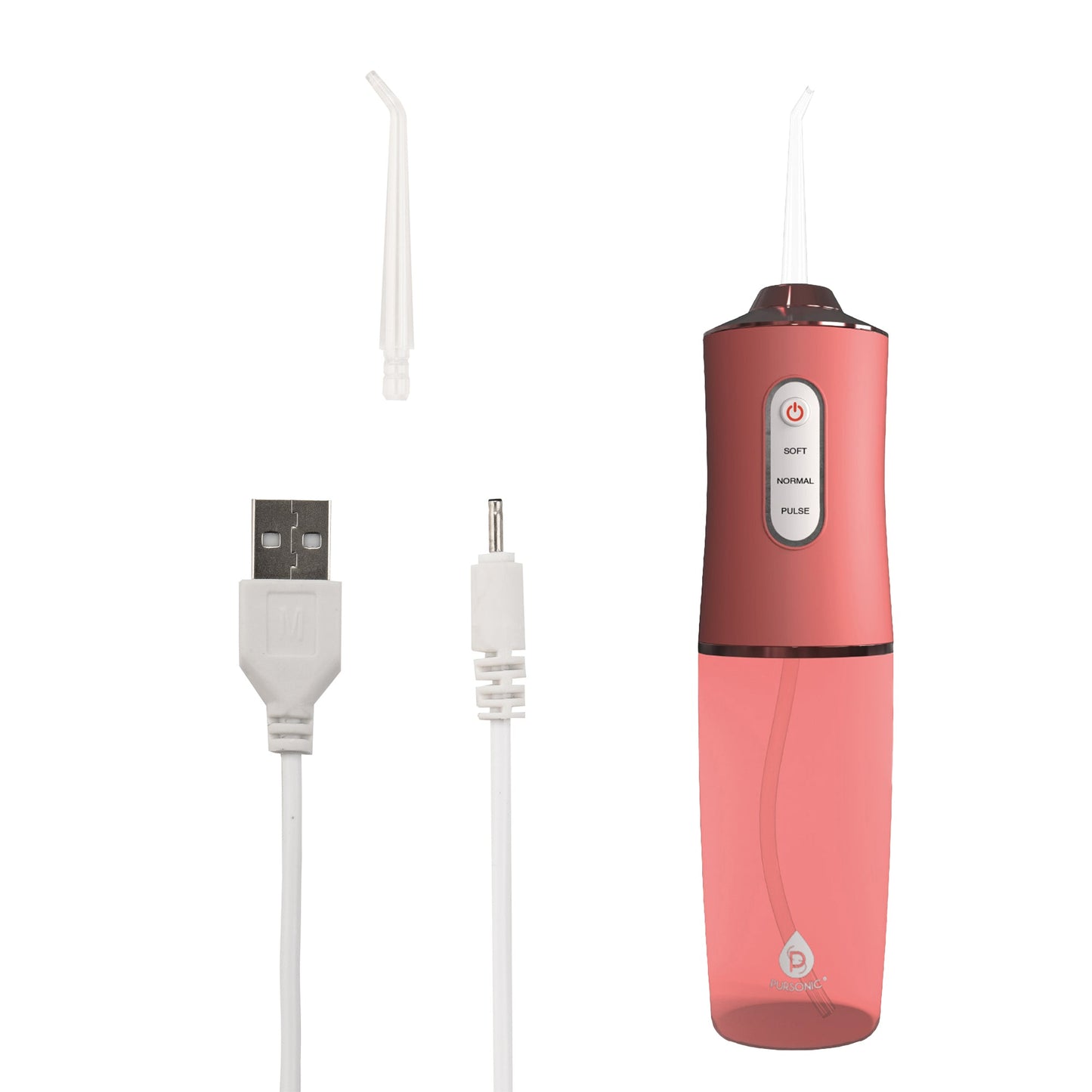 USB Rechargeable Water Flosser Helps Remove Plaque & Dilute Harmful Toxins