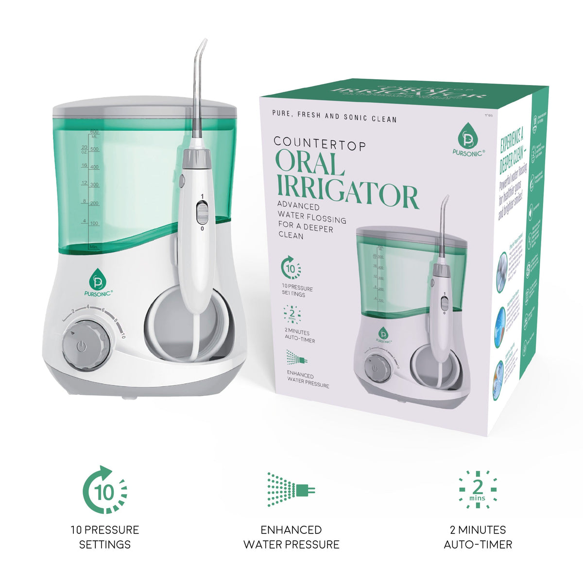 OI-200 Professional Counter Top Oral Irrigator Water Flosser