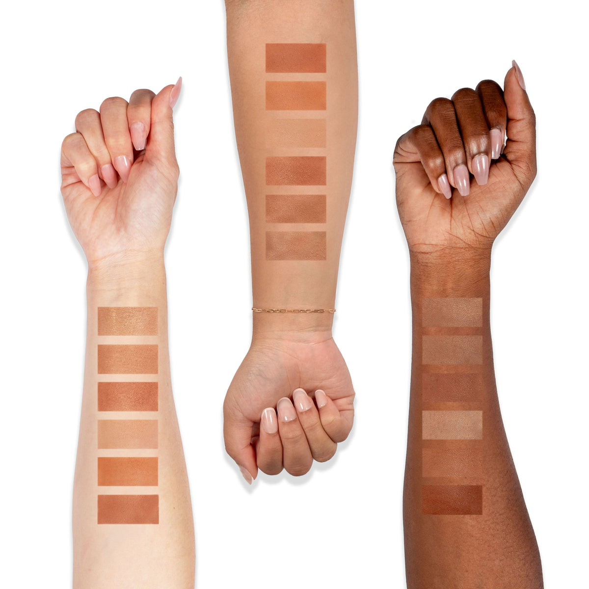 Paleta de 6 tonos bronceadores para rostro