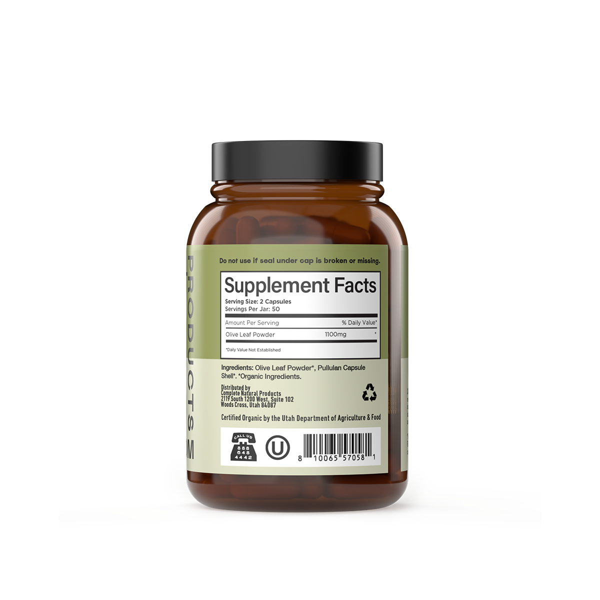 Organic Olive Leaf Capsules