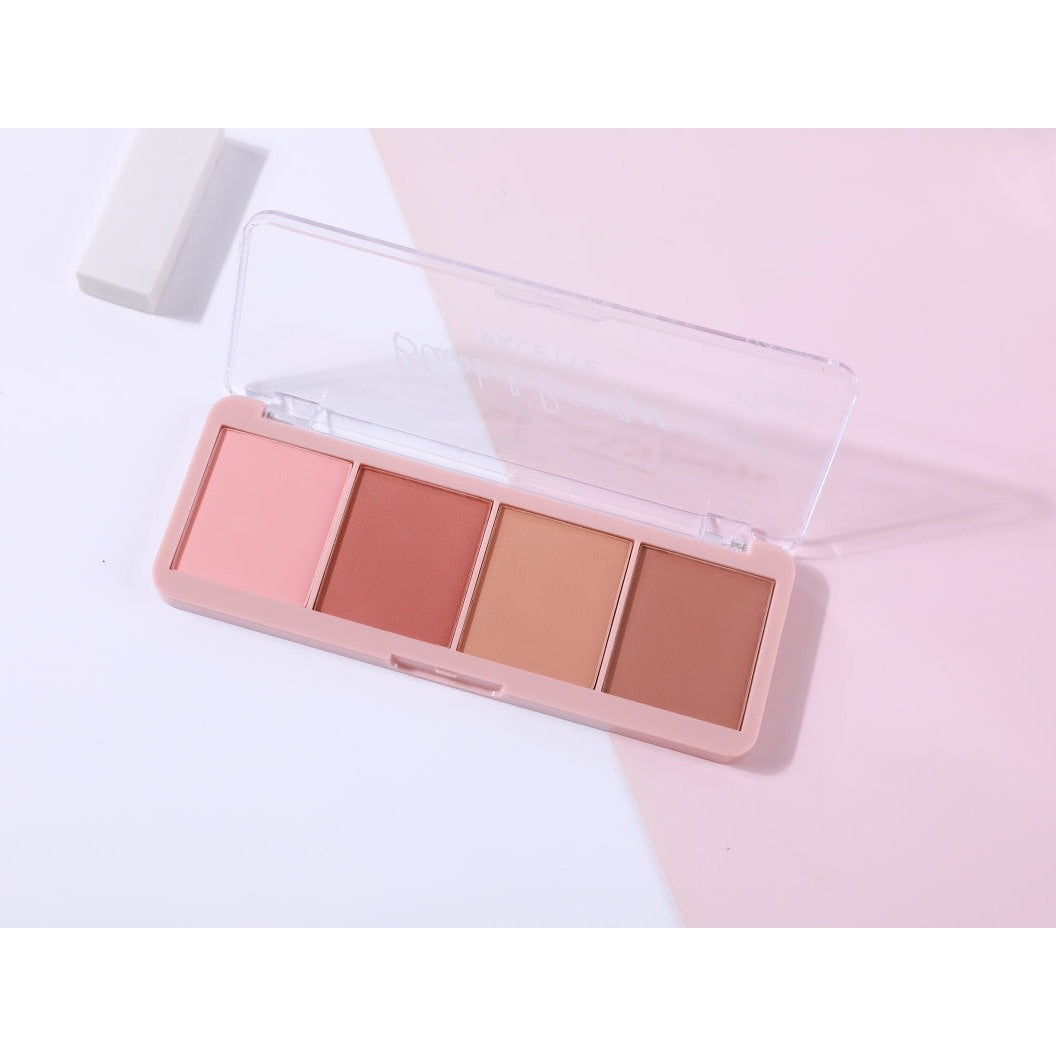 Paleta de rubor y bronceador