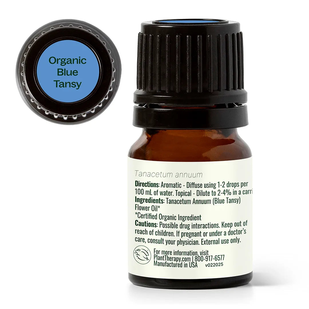 Aceite esencial de tanaceto azul orgánico
