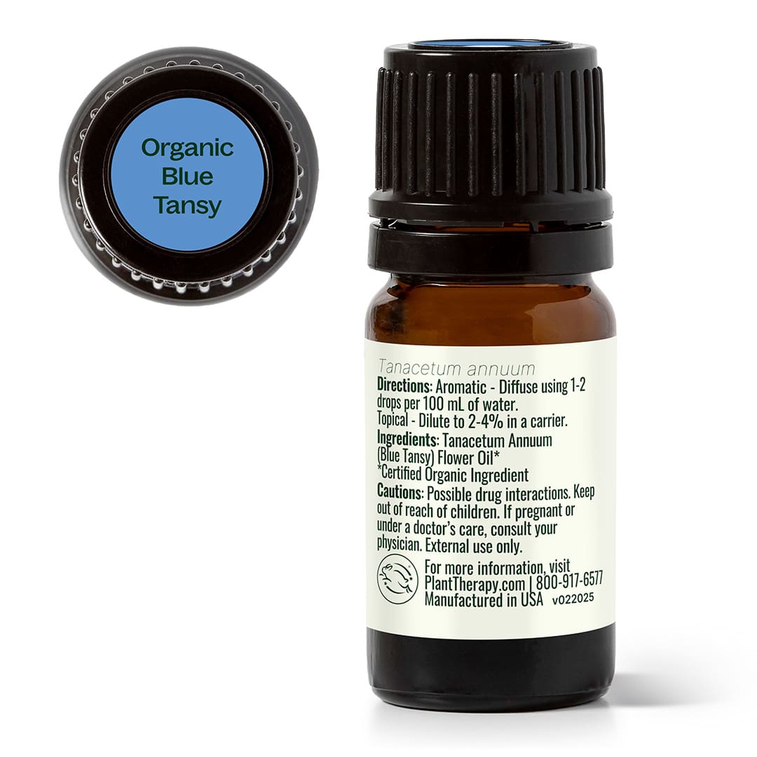 Aceite esencial de tanaceto azul orgánico
