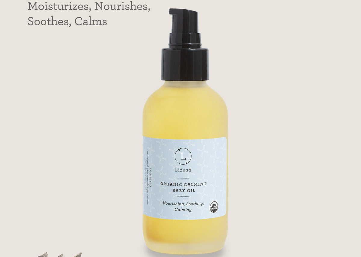 ACEITE CALMANTE ORGÁNICO PARA BEBÉS Nutritivo, calmante y calmante