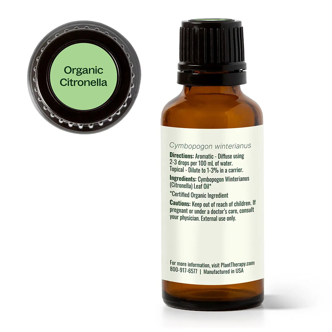Aceite esencial de citronela orgánica
