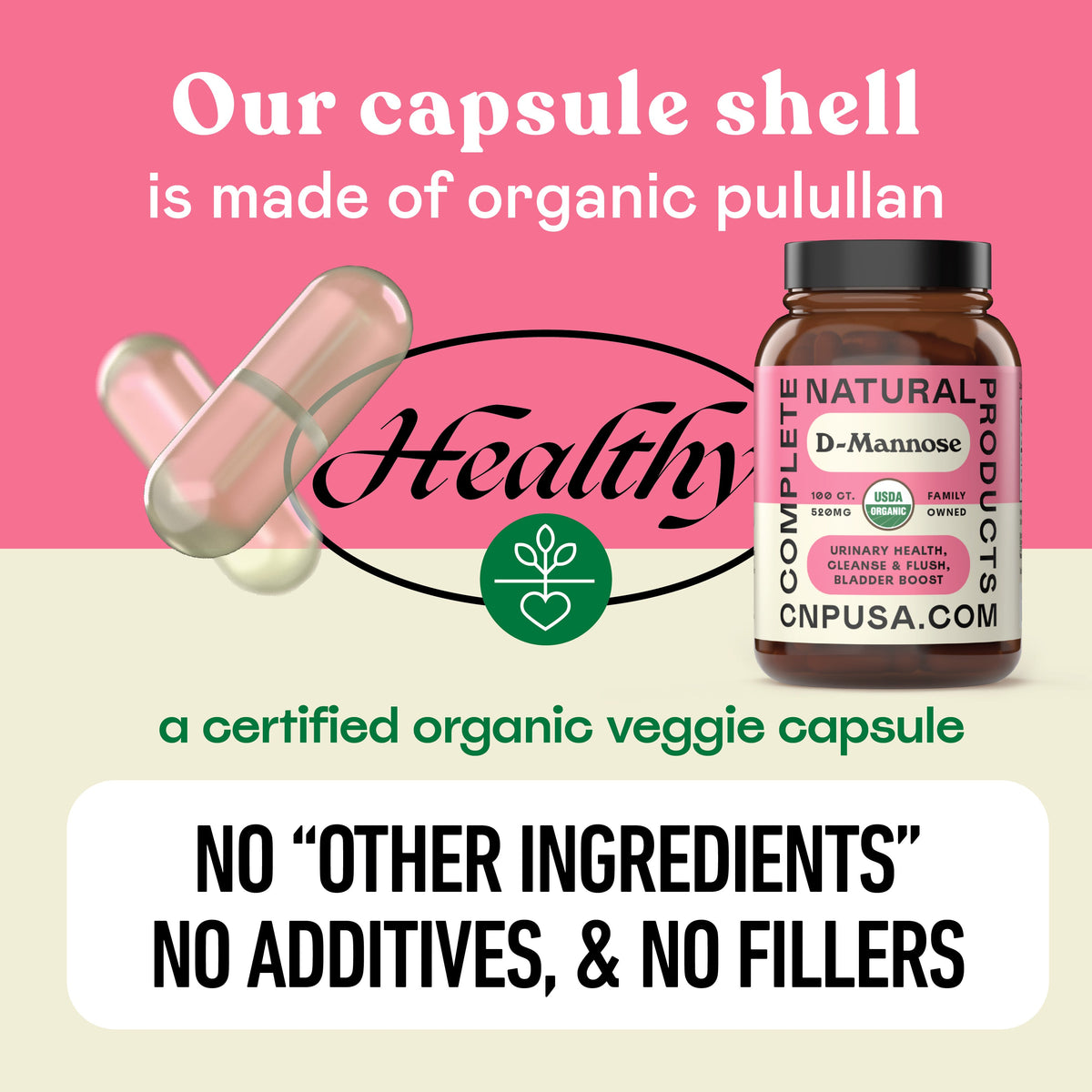 Organic D-Mannose Capsules