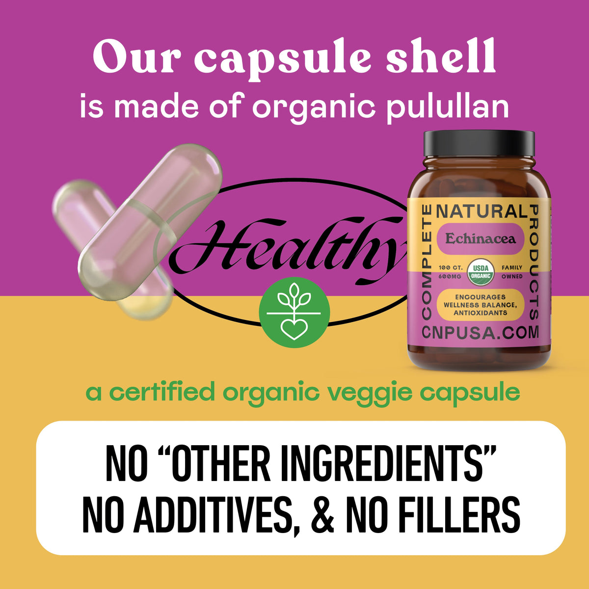 Organic Echinacea Capsules