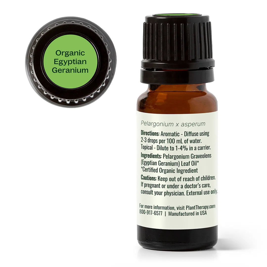 Aceite esencial de geranio egipcio orgánico