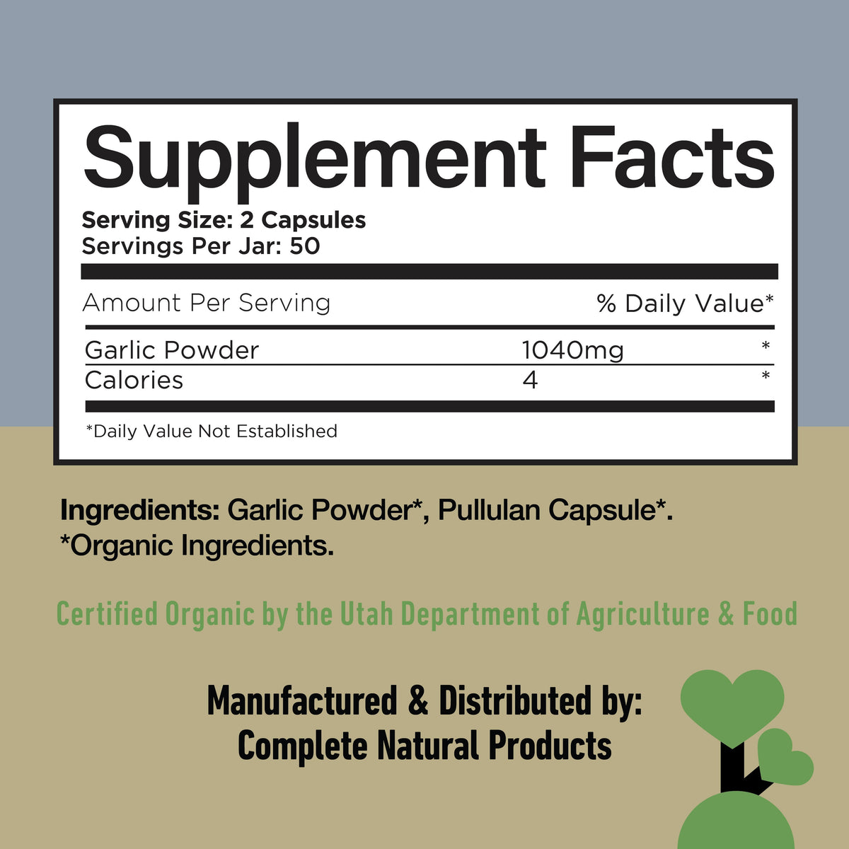 Organic Garlic Capsules