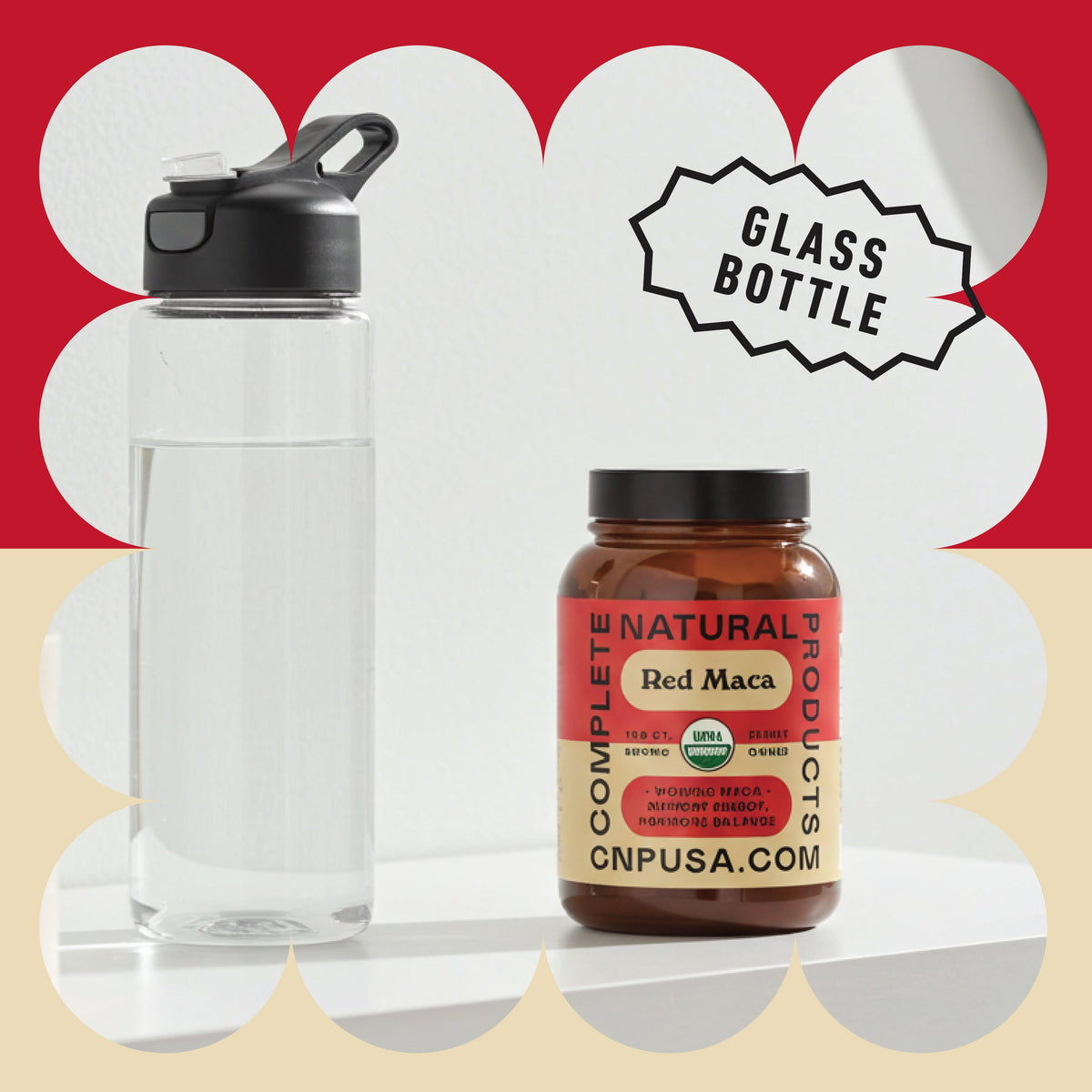 Capsules de Maca Rouge Biologique