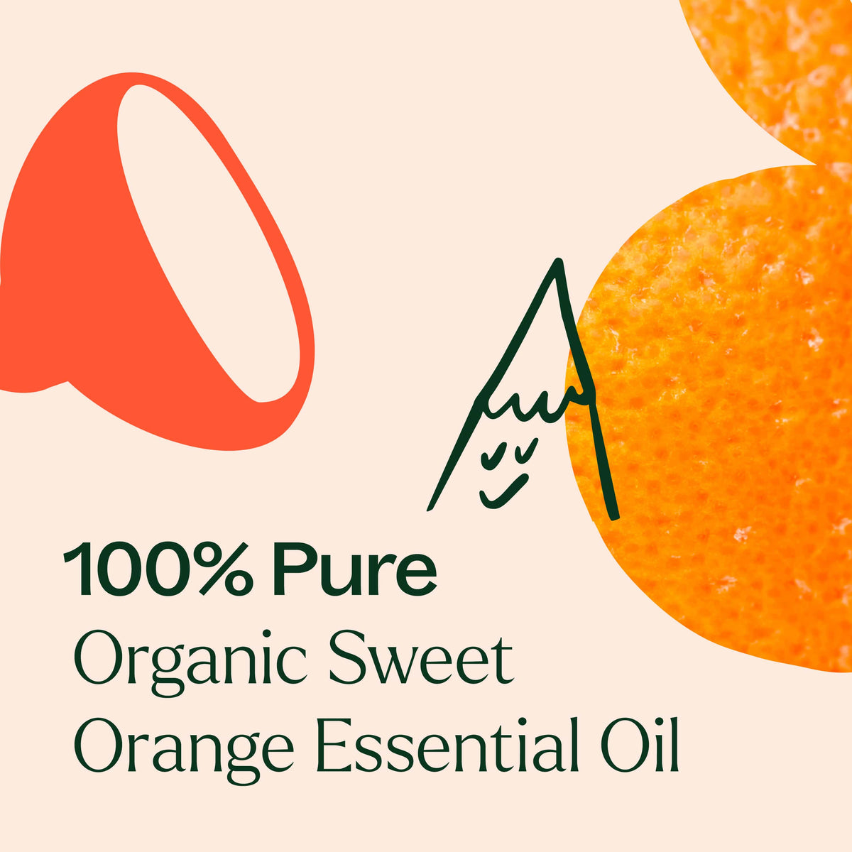 Aceite esencial de naranja dulce orgánico