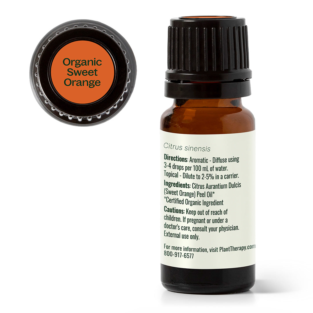 Aceite esencial de naranja dulce orgánico