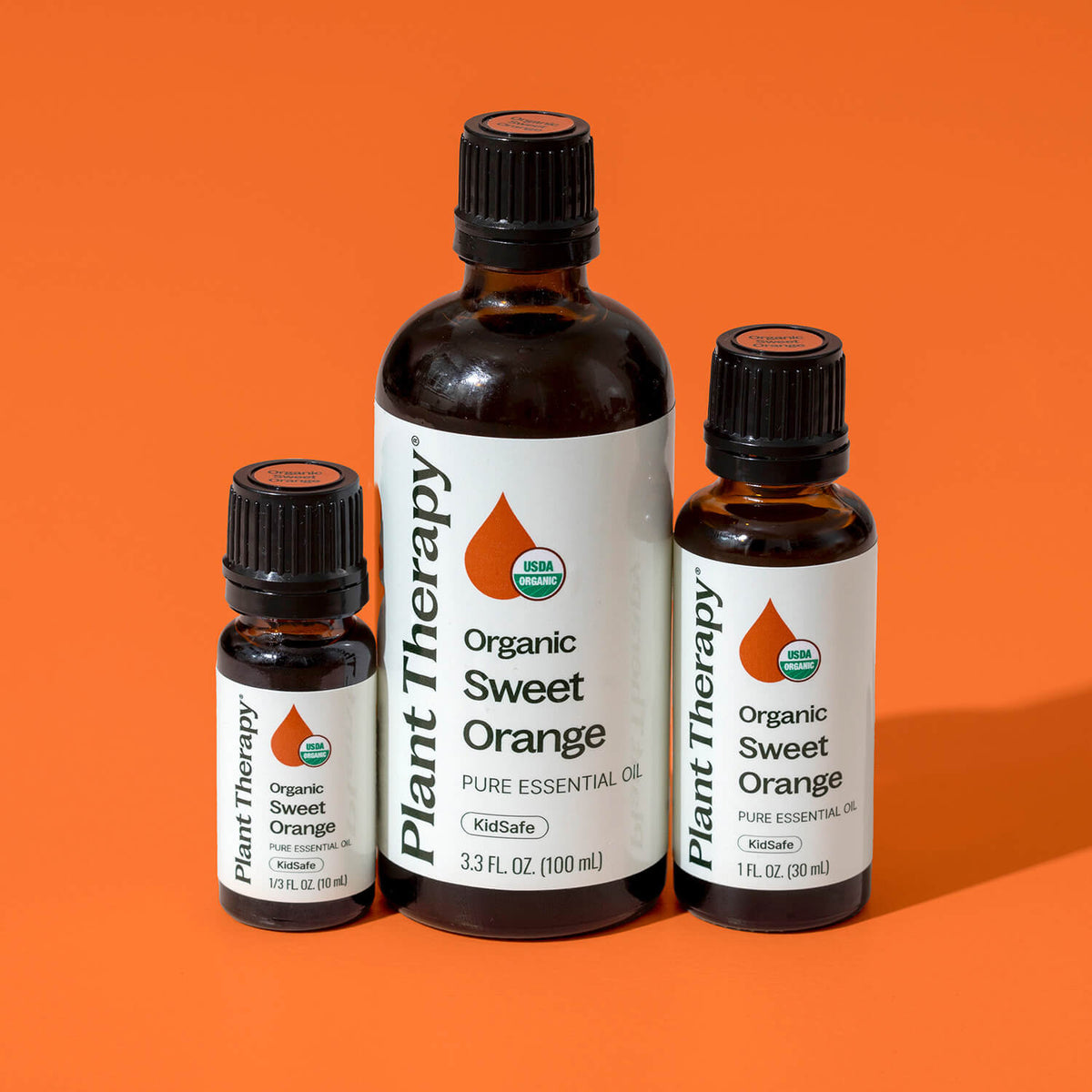 Aceite esencial de naranja dulce orgánico