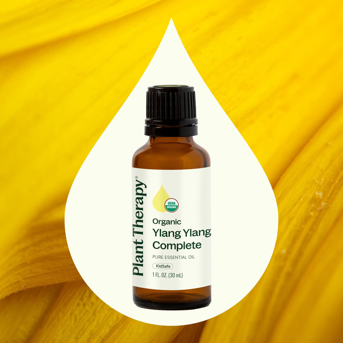 Aceite esencial completo de Ylang Ylang orgánico