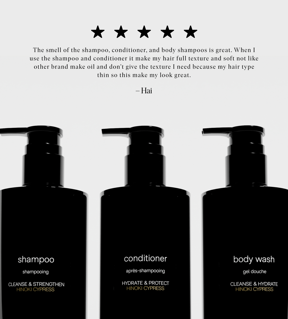 Trio de Douche