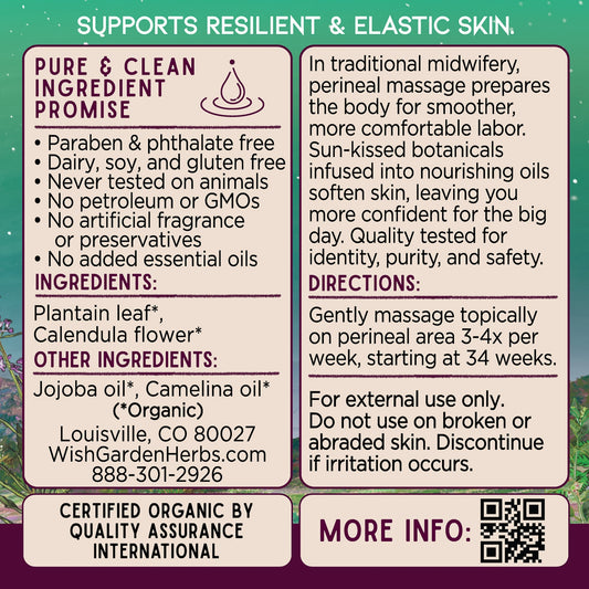 Perineum Massage Oil Birthing Prep