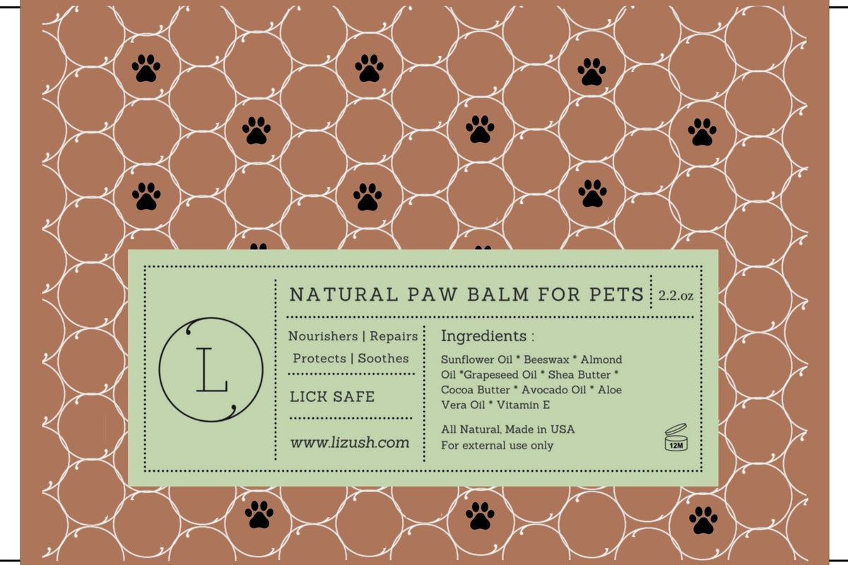 Bálsamo natural para patas de mascotas