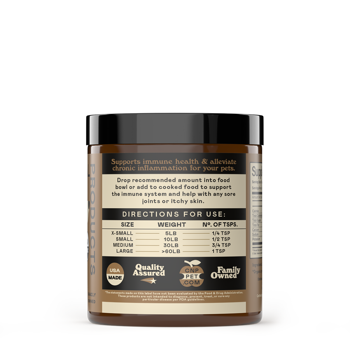Organic Chaga Mushroom Powder for Dogs and Cats