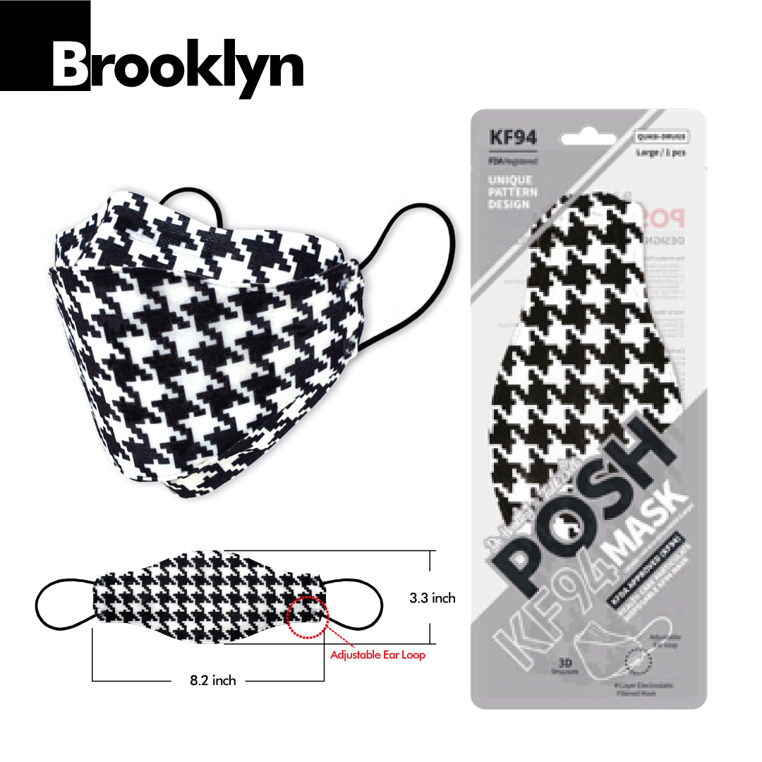 Mascarilla POSH KF94 Brooklyn (A01)