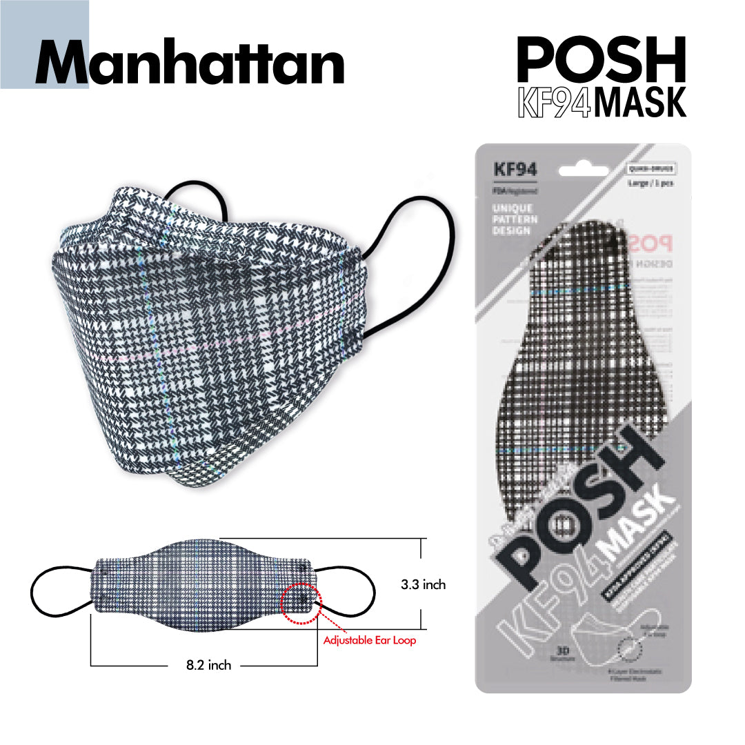POSH KF94 Mask Manhattan (A03)
