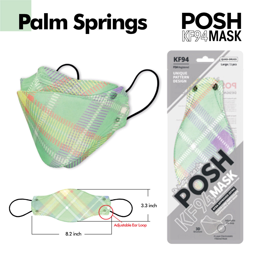 Mascarilla POSH KF94 Palm Springs (A05)