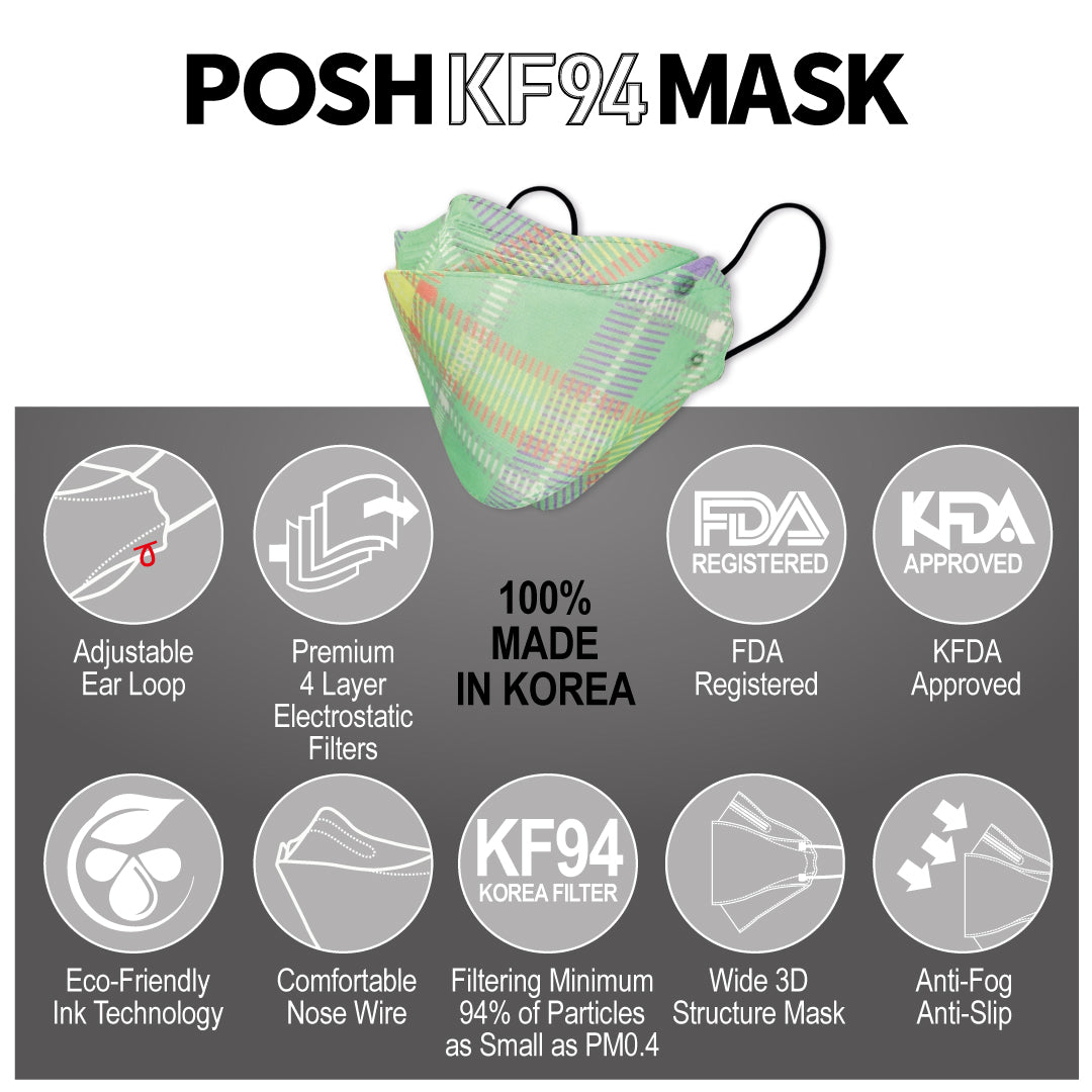 Mascarilla POSH KF94 Palm Springs (A05)