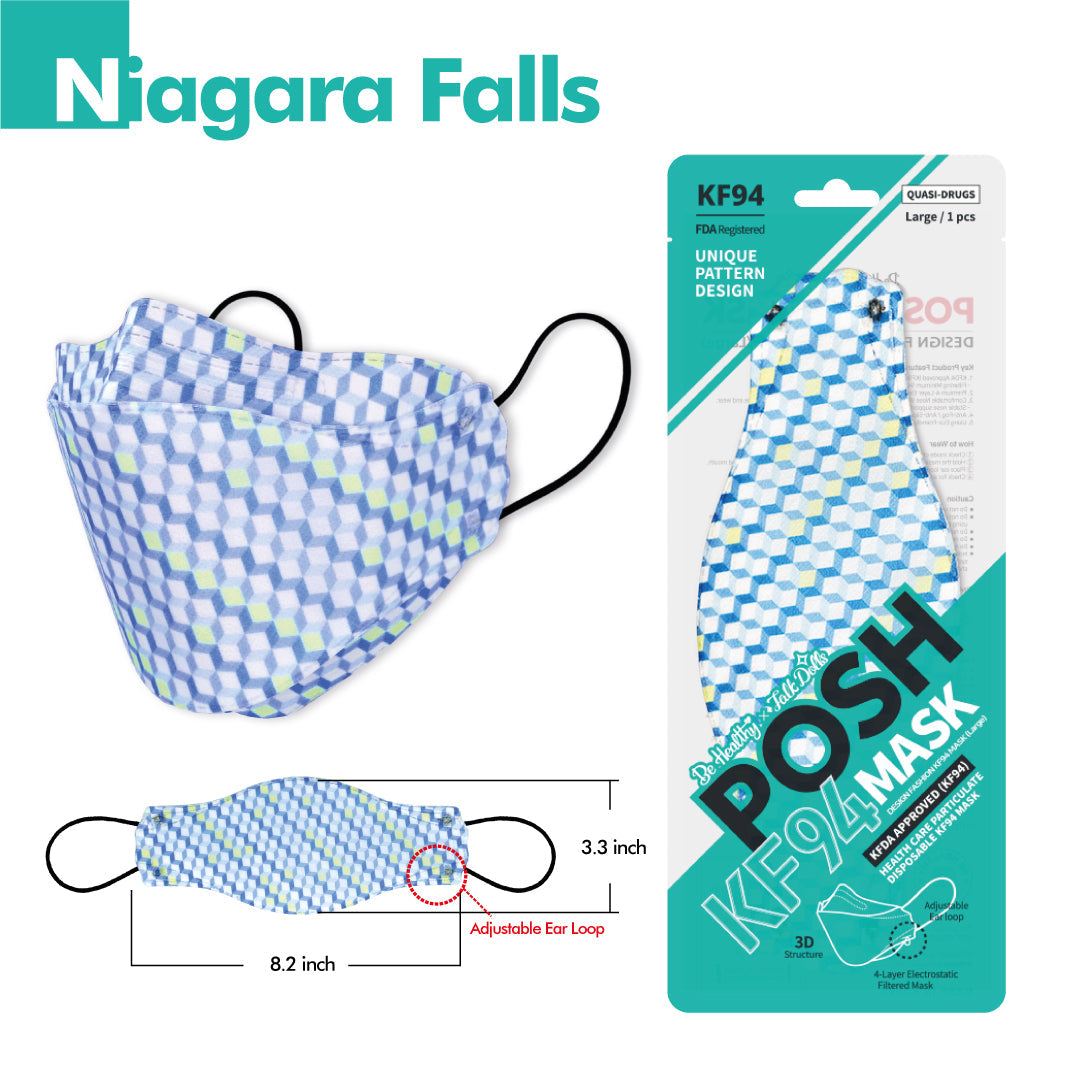 POSH KF94 Mask Niagara Falls (B05)