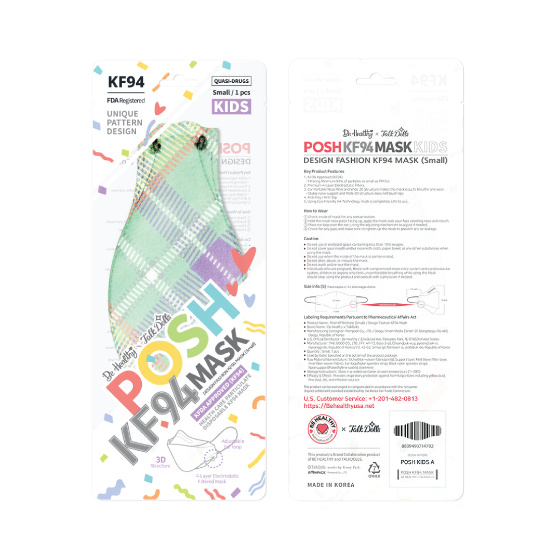 POSH KF94 Small Mask Gentle Kids (KA04)