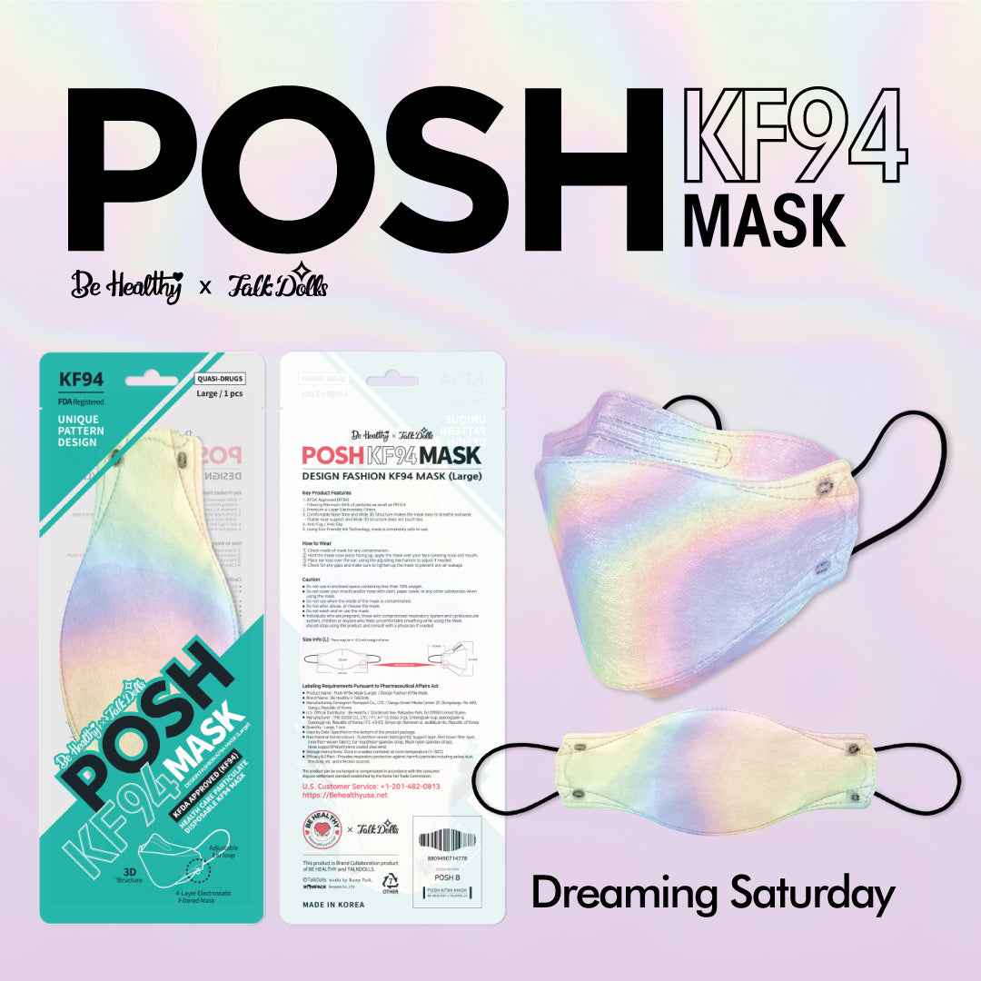 POSH KF94 Sábado de ensueño con mascarillas (B11)