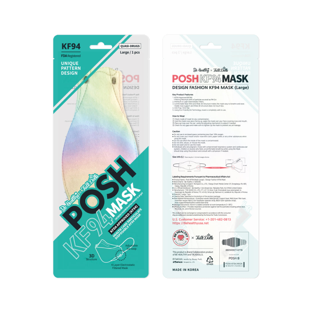 POSH KF94 Sábado de ensueño con mascarillas (B11)