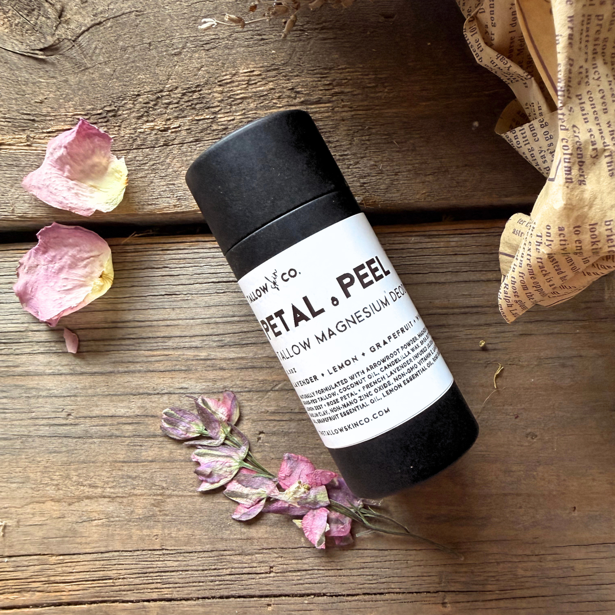 Petal & Peel | Tallow Magnesium Deodorant