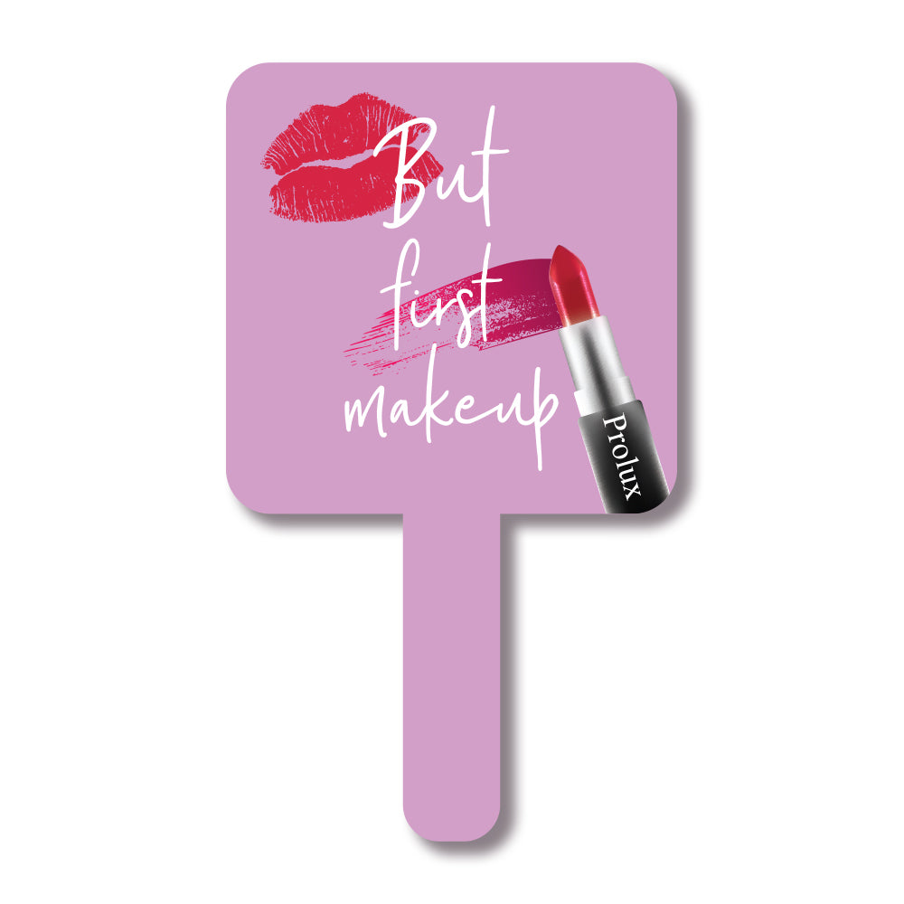 Pero primero, espejo de mano para maquillaje