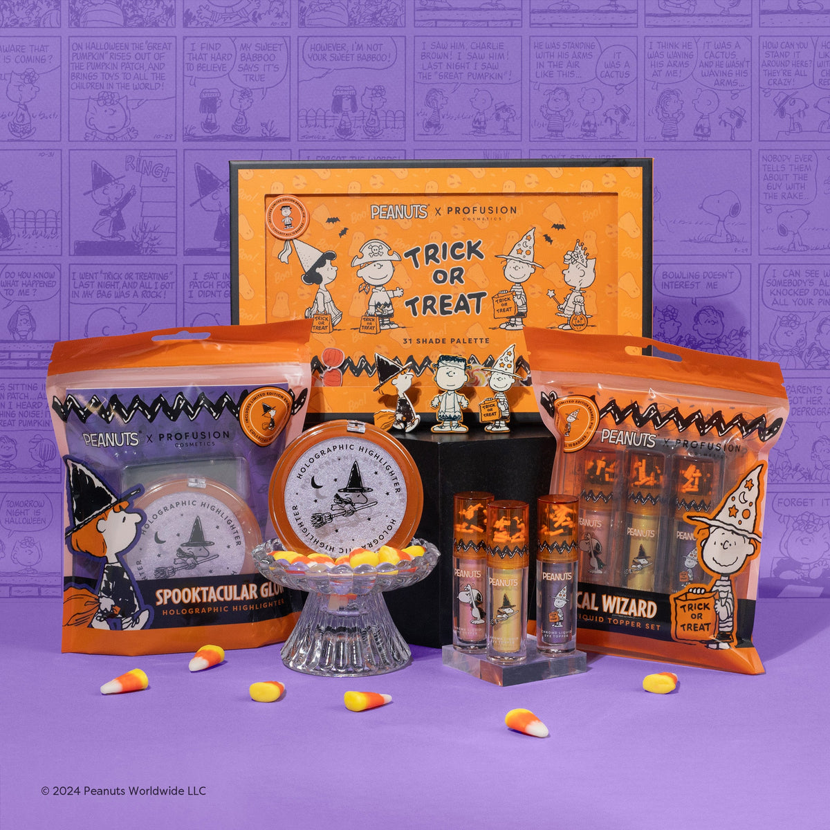 Peanuts Halloween | Juego de decoración líquida cromada Magical Wizard
