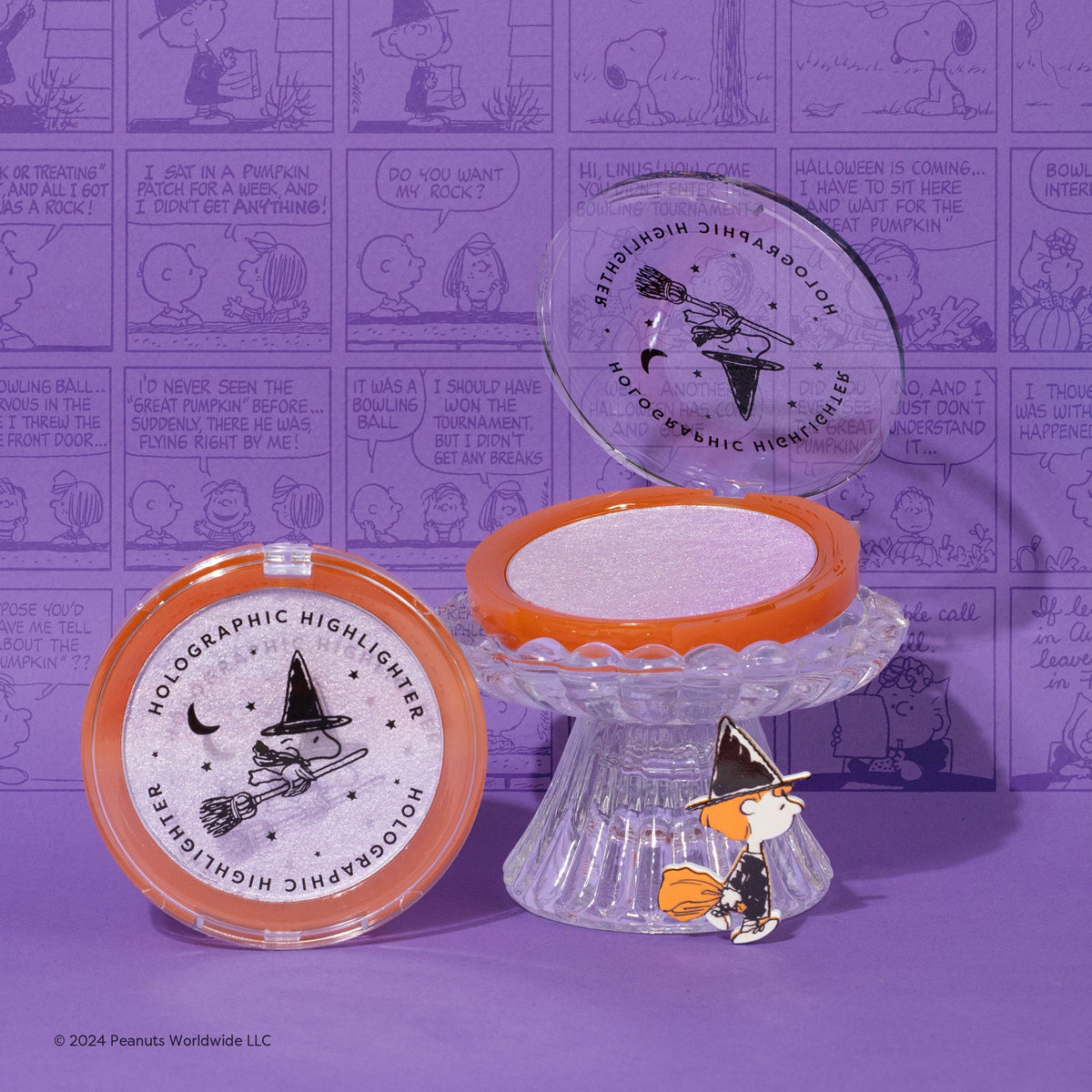 Peanuts Halloween | Iluminador holográfico con brillo espeluznante