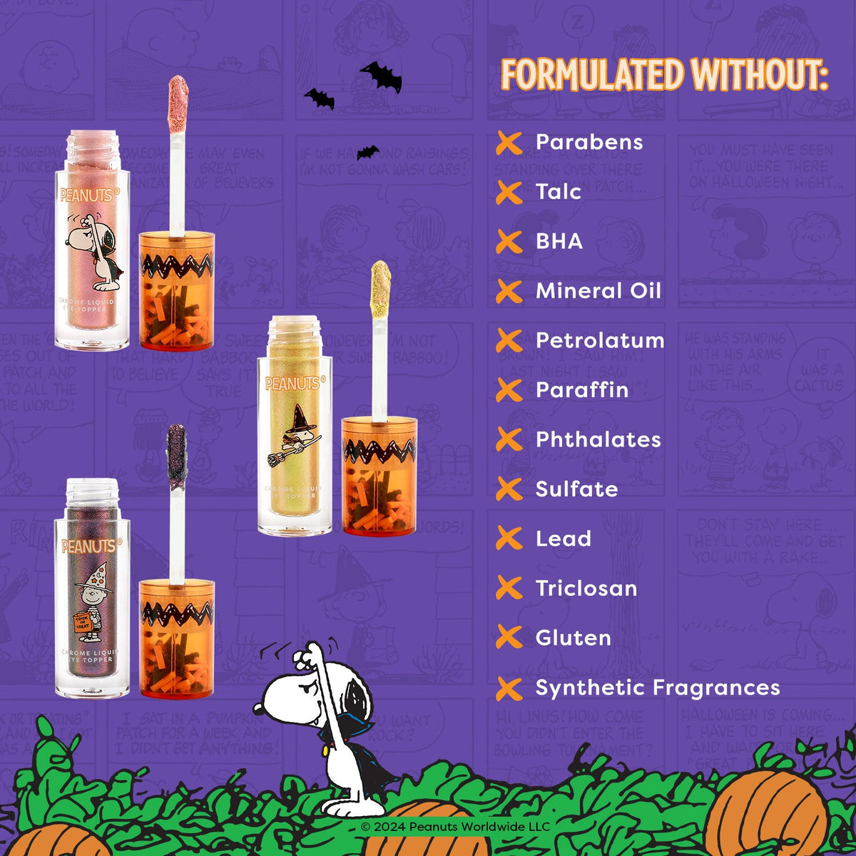 Peanuts Halloween | Juego de decoración líquida cromada Magical Wizard