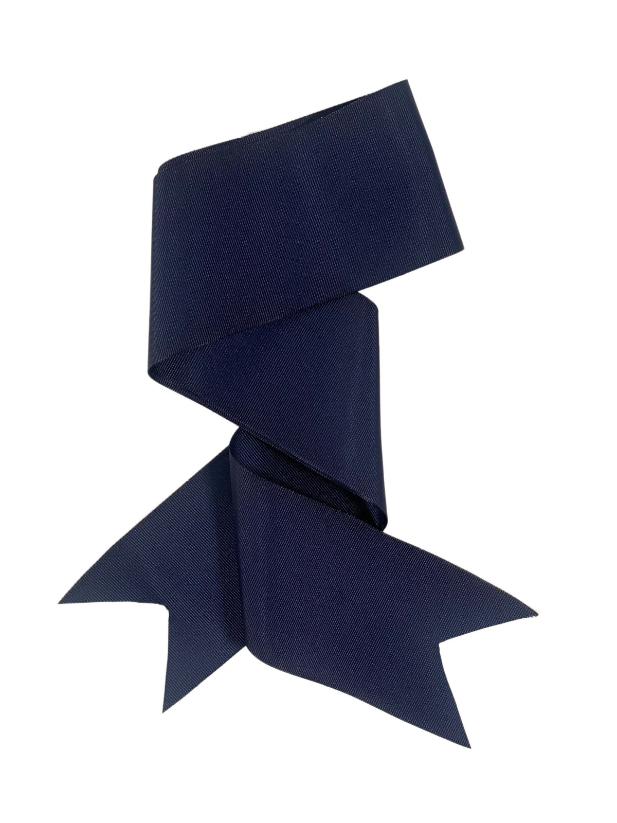 Cinta de grogrén azul marino - Ancha y corta